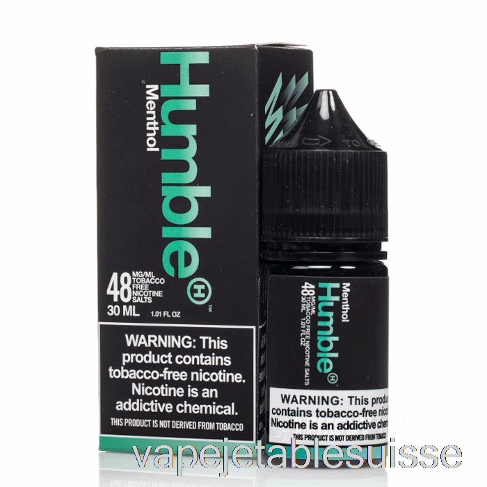Vape Suisse Menthol - Humbles Sels - 30ml 48mg
